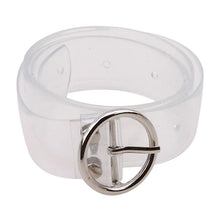 Load image into Gallery viewer, Fashion Style Women's Cute Transparent Belt Heart Buckle Waist Sweet Female Belt