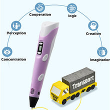 Load image into Gallery viewer, 3D Pen DIY 3D Printer Pen Drawing Pens 3d Printing Best for Kids With ABS Filament 1.75mm Christmas Birthday Gift Kids Toy