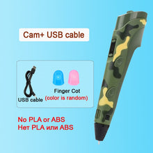 Load image into Gallery viewer, 3D Pen DIY Drawing Pen With LCD Screen Compatible PLA Filament Toys Safe Paiting for Children Kids Christmas Birthday Gift