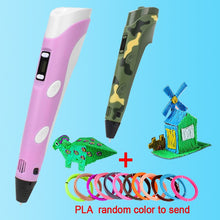 Load image into Gallery viewer, 3D Pen DIY Drawing Pen With LCD Screen Compatible PLA Filament Toys Safe Paiting for Children Kids Christmas Birthday Gift