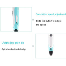 Load image into Gallery viewer, 3D Pen DIY Drawing Pen With LCD Screen Compatible PLA Filament Toys Safe Paiting for Children Kids Christmas Birthday Gift