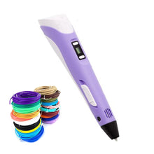 Load image into Gallery viewer, 3D Pen Kids Creative 3D Drawing Printing Pen with PLA Filament Kids Toys Christmas Birthday Gift
