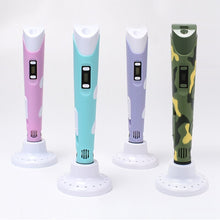 Load image into Gallery viewer, 3D Pen Kids Creative 3D Drawing Printing Pen with PLA Filament Kids Toys Christmas Birthday Gift