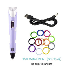 Load image into Gallery viewer, 3D Pen Kids Drawing Set 3D Printer Pen with USB RP800A PLA ABS Filament DIY Toys Birthday Gift Drawing Pen 3D Printing Pen