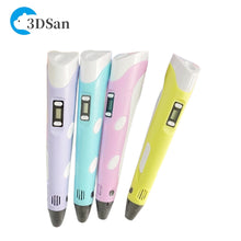 Load image into Gallery viewer, 3D Pen Printing Draw Pencil Toy OLED Display Art Craft Print PLA/ABS Filaments 3D Drawing Printer For Kids/Adults Creative Paint
