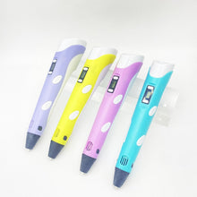 Load image into Gallery viewer, 3D Pen Printing Pencils OLED Display Gel Art Craft Printer PLA ABS Filament 3D Drawing Print For Kids/Adults Creative Draw Paint