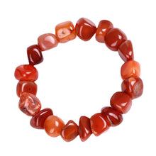 Load image into Gallery viewer, Irregular Bracelet with Shape Mixed Color Red Black Dream Agate Bracelet Ornament
