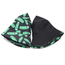 Load image into Gallery viewer, Pickle Rick Cotton New Bucket Hat Rick Fishing Cap US Anime Cotton print Fisherman Bob Hat Sun Fishing boonie Hat