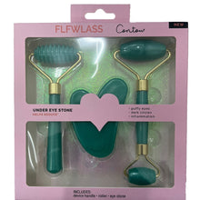 Load image into Gallery viewer, 3pcs Set Resin Roller Massager for Face Body Gua Sha NotJade Stone Face Care Roller Facial Massager Beauty Health Skin Care Tool