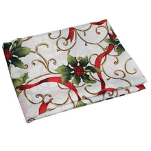 Load image into Gallery viewer, Merry Christmas Rectangular Printed Fabric Party Picnic Tablecloth 150*180cm