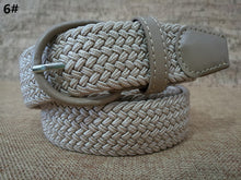 Load image into Gallery viewer, Elastic Casual Weaving Belt Men's Anti-Allergy Belt Korean Style Women's