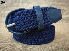 Load image into Gallery viewer, Elastic Casual Weaving Belt Men's Anti-Allergy Belt Korean Style Women's