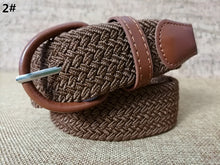 Load image into Gallery viewer, Elastic Casual Weaving Belt Men's Anti-Allergy Belt Korean Style Women's