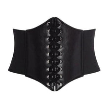 Load image into Gallery viewer, Plastic Waist Strap Rivet Women's Ultra-wide Fashion Court Girdle Ladies Wide Belt