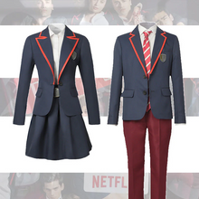 Load image into Gallery viewer, Costumes Cospaly Famous School Storm Cos Costume Elite Las Encinas School Uniform British Style JK Campus Uniform Halloween Costume