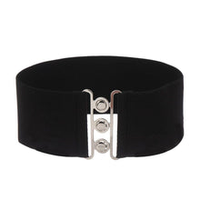 Load image into Gallery viewer, Fashion Casual Ladies Stretch Dress Cummerbands Waist Band Metal Buckle Waistband Wide Elastic Belt