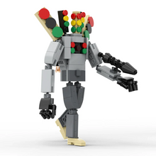Load image into Gallery viewer, The Traffic Light Man & Mini Cameraman Building Blocks Toy from Video:Skibidi Toilet,DIY Toys for Children‘s Gifts