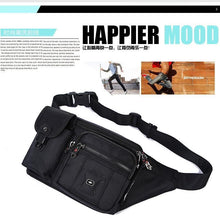Load image into Gallery viewer, Small Black Sport Outdoor Polyamides and Nylon Messenger bag