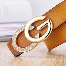 Load image into Gallery viewer, Ladies Belt Pure Fashion Simple Style Leather Women Casual Pants Belt