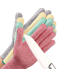 Load image into Gallery viewer, Fishing Anti Cut Gloves GMG Non-slip HPPE EN388 ANSI Anti-cut Level 5 Safety Work Gloves Cut Resistant Gloves For Kitchen Garden