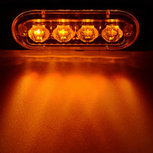 Load image into Gallery viewer, 4pcs 12-24V LED Car Side Marker Tail Light Amber Trailer Truck Lamp Bus Truck External Lights Waterproof Durable ATV