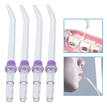 Load image into Gallery viewer, 4pcs Jet Replacement Tip Oral Irrigator Ergonomic Accessories Hygiene Extra Portable Nozzle Water Flosser Standard Wash Dental 0ral irrigator