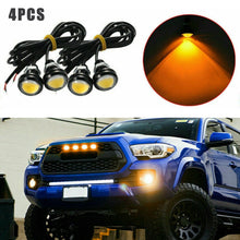 Load image into Gallery viewer, 4pcs LED Grille Lighting Kit Auto Truck Eagle Eye Light For Ford SUV Raptor SVT-Style Universal Amber Car Grille Lighting Kit