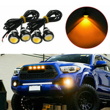 Load image into Gallery viewer, 4pcs LED Grille Lighting Kit Auto Truck Eagle Eye Light For Ford SUV Raptor SVT-Style Universal Amber Car Grille Lighting Kit