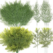 Load image into Gallery viewer, 5/10/20pcs Christmas Artificial Pine Tree Branches Simulation Green Plants DIY Wreath Fake Pine Leaves New Year Party Decoration