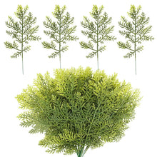 Load image into Gallery viewer, 5/10/20pcs Christmas Artificial Pine Tree Branches Simulation Green Plants DIY Wreath Fake Pine Leaves New Year Party Decoration