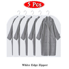 Load image into Gallery viewer, 5/10Pcs Dustproof Cloth Cover Bags Clothes Hanging Garment Dress Suit Coat Dust Cover Home Storage Bag Pouch Case Organizer