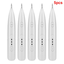 Load image into Gallery viewer, 5/10pcs Mole Tattoo Freckle Removal Pen Laser Plasma Pen jet Facial Cleaning Warts Spot Black dot Skin Tag Blackhead Remover