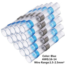 Load image into Gallery viewer, 50/10 PCS Solder Seal Wire Connectors - Heat Shrink Solder Butt Connectors - Solder Terminals Kit - Automotive Marine Insulated