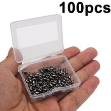 Load image into Gallery viewer, Fishhook Fishing Barrel Bearing Rolling Swivel Solid Ring LB Lures Connector 14 Size Fishing Tackle Accessories Fish Tool 50-100pcs/box