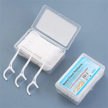 Load image into Gallery viewer, 50/100PCS Portable Disposable Dental Floss Toothpicks Teeth Cleaning Brush Interdental Oral Hygiene Care Tools 0ral irrigator