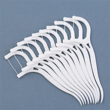 Load image into Gallery viewer, 50/100PCS Portable Disposable Dental Floss Toothpicks Teeth Cleaning Brush Interdental Oral Hygiene Care Tools 0ral irrigator