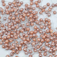 Load image into Gallery viewer, 100-300Pcs Pearl Stamens Artificial Flower Small Berries Cherry For Wedding Party Gift Box Christmas DIY Wreath Home Decorations
