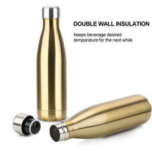 Load image into Gallery viewer, 500ml For Sport Bottles Double-Wall Insulated Vacuum Flask BPA Free Thermos Stainless Steel Water Bottle Cola Water Beer Thermos