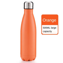 Load image into Gallery viewer, 500ml For Sport Bottles Double-Wall Insulated Vacuum Flask BPA Free Thermos Stainless Steel Water Bottle Cola Water Beer Thermos