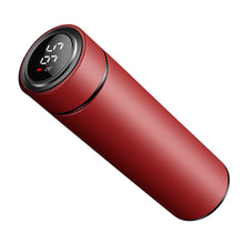 Load image into Gallery viewer, 500ml Smart Insulation Cup Vacuum Bottle Thermos 304 Stainless Steel Minimalist Water Bottle LCD Digital Screen Portable Cup