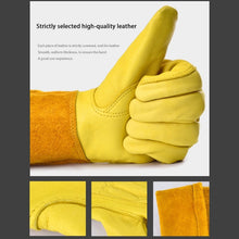Load image into Gallery viewer, 50LF Rose Pruning Gloves for Men and Women Long Thorn Proof Gardening Gloves Breathable Leather Gauntlet Best Garden Gift