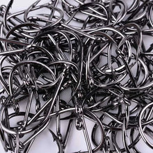 Load image into Gallery viewer, Fishhook 50pcs / 20pcs / Box Circle Carp Eyed Fishing Hook Size 2-22# Ring eye Japan Fishhooks Fishing Hooks Single Jig Fish Hook Tackle