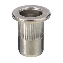Load image into Gallery viewer, 50Pcs Rivet Nut M3-M10 Thread Stainless Steel Flat Head Rivet Nut Insert Nut Hand Rivet Nut Gun Head Manual Riveter Tool Kit