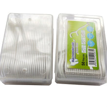 Load image into Gallery viewer, 50pcs Dental Floss Flosser Picks Teeth Toothpicks Stick Tooth Clean Oral Care 7.8cm 0ral irrigator