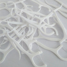 Load image into Gallery viewer, 50pcs Dental Floss Flosser Picks Teeth Toothpicks Stick Tooth Clean Oral Care 7.8cm 0ral irrigator