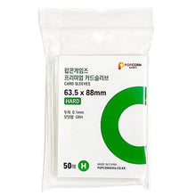 Load image into Gallery viewer, 50pcs Korea Card Sleeves Clear Acid Free CPP HARD 3 Inch Photocard Holographic Protector Film Album Binder