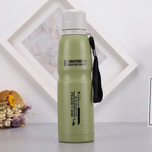 Load image into Gallery viewer, 530/750/100Ml Thermos Mug With Straw Stainless Steel Thermal Insulation Straight Cup Thermal Water Bottle Tumbler Thermocup 1pcS