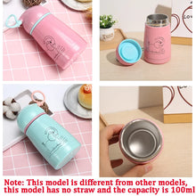 Load image into Gallery viewer, 530/750/100Ml Thermos Mug With Straw Stainless Steel Thermal Insulation Straight Cup Thermal Water Bottle Tumbler Thermocup 1pcS