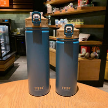 Load image into Gallery viewer, 530/750/100Ml Thermos Mug With Straw Stainless Steel Thermal Insulation Straight Cup Thermal Water Bottle Tumbler Thermocup 1pcS