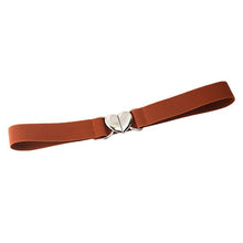Load image into Gallery viewer, Women Elastic Belts Love Heart Metal Buckle Waist Dress Coat Sweater Decorative Waistband Accessories